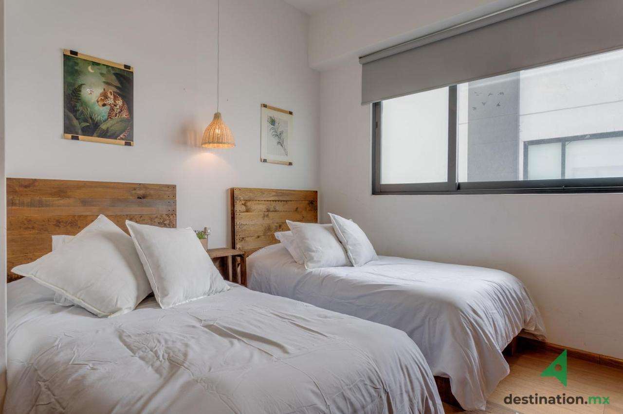 Private Balcony Infinity Pool & Rooftop In La Roma - Queretaro Appartement *