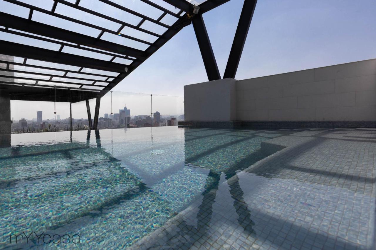 Private Balcony Infinity Pool & Rooftop In La Roma - Queretaro * Mexico